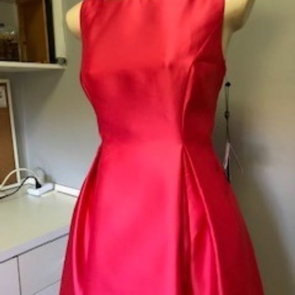 Adrianna Papell Red High Low Dress - Picture 4 of 8